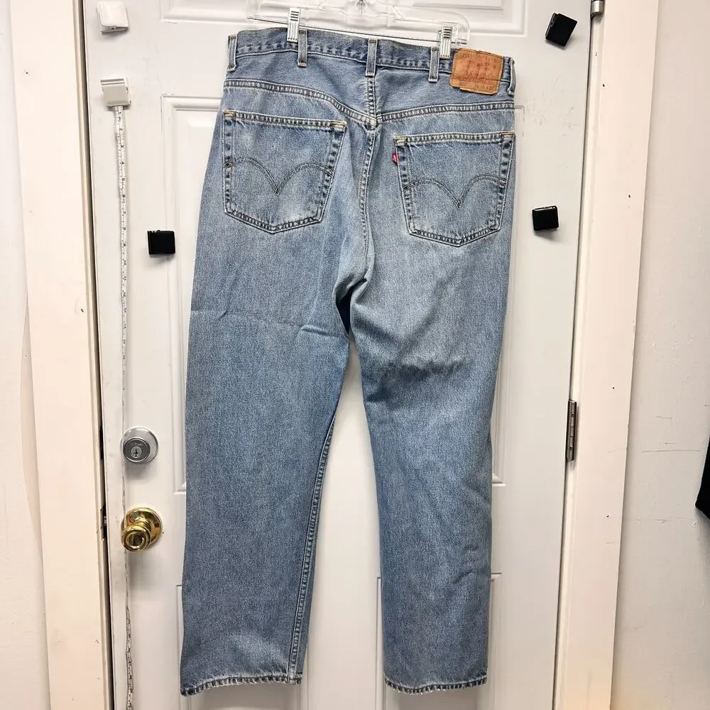 Men's Reg Fit Levi's W38xL32 Vintage Retro Y2K Workman Relayed NOC3894